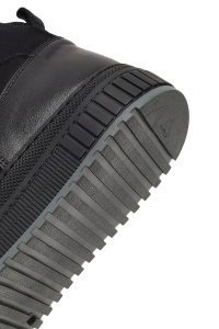 بوت نبوک مردانه مشکی بندی دری‌مد