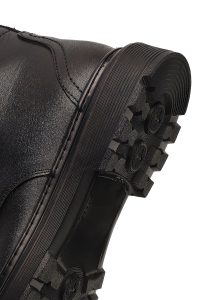 بوت چرمی مردانه مشکی زیپ‌دار دری‌مد