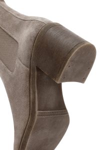 بوت چلسی زنانه جیر ویزون پاشنه ضخیم دری مد