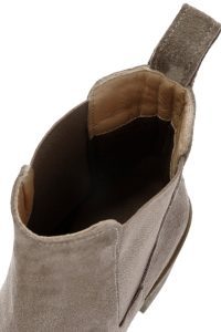 بوت چلسی زنانه جیر ویزون پاشنه ضخیم دری مد