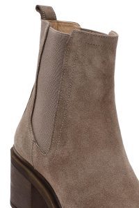 بوت چلسی زنانه جیر ویزون پاشنه ضخیم دری مد