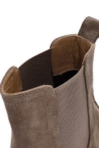 بوت چلسی زنانه جیر ویزون پاشنه ضخیم دری مد