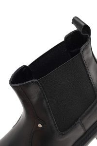 بوت چلسی چرمی مردانه مشکی دری‌مد