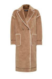 تاپ کت تدی زنانه قهوه ای مونتانا دری مد