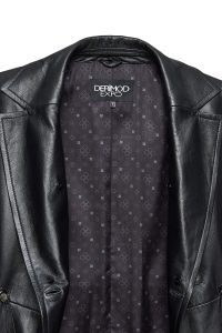 تاپ کت چرم خز مشکی زنانه جولیت دری مد