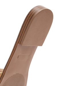 دمپایی زنانه حصیری بژ دری مد