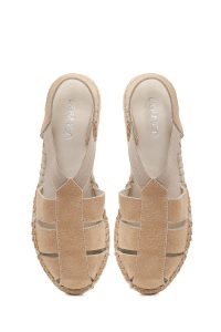 صندل زنانه اسپادریل جیر بژ دری مد