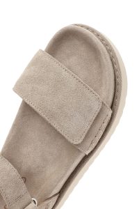 صندل زنانه جیر بژ لژدار دری مد