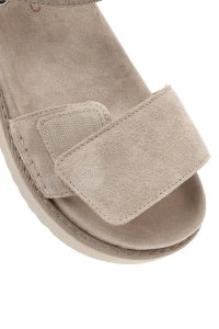 صندل زنانه جیر بژ لژدار دری مد