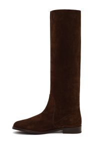 چکمه جیر زنانه قهوه‌ای دری‌مد