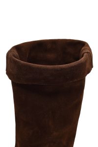 چکمه جیر زنانه قهوه‌ای دری‌مد