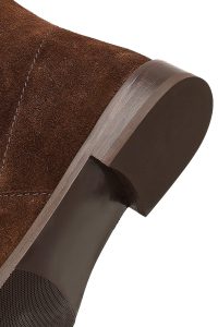 چکمه جیر زنانه قهوه‌ای دری‌مد