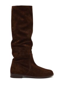 چکمه جیر زنانه قهوه‌ای دری‌مد