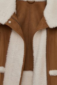 کاپشن تدی زنانه بژ کوتاه Kaprun دری مد