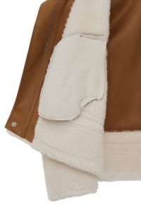 کاپشن تدی زنانه بژ کوتاه Kaprun دری مد