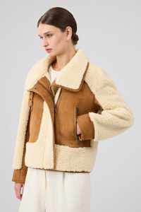 کاپشن تدی زنانه بژ کوتاه Samoens دری مد