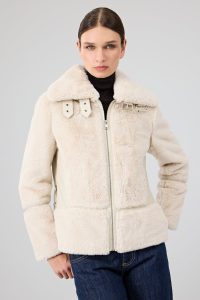 کاپشن تدی زنانه بژ Sevilla دری مد