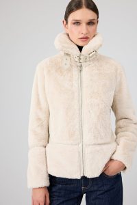 کاپشن تدی زنانه بژ Sevilla دری مد