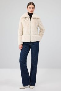 کاپشن تدی زنانه بژ Sevilla دری مد