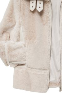 کاپشن تدی زنانه بژ Sevilla دری مد