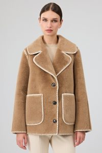 کاپشن تدی زنانه کاراملی Vald’isere دری مد