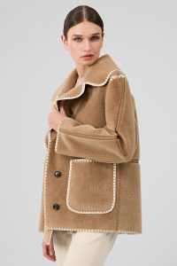 کاپشن تدی زنانه کاراملی Vald’isere دری مد