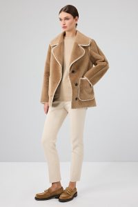 کاپشن تدی زنانه کاراملی Vald’isere دری مد