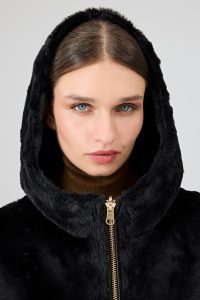 کت تدی دو رو مشکی زنانه گاردنا دری مد