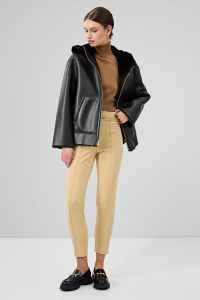 کت تدی دو رو مشکی زنانه گاردنا دری مد