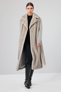 کت تدی زنانه طوسی Mirage دری مد