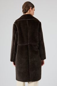 کت تدی زنانه قهوه‌ای Corvara دری مد