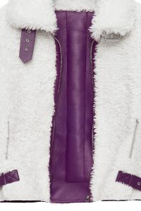 کت تدی زنانه چند رنگ بنفش دری مد