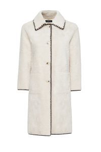 کت تدی سفید زنانه Montblanc دری مد