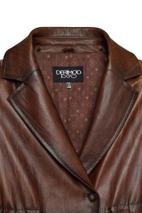 کت چرم خز قهوه ای زنانه جولیت دری مد