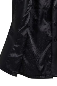 کت چرمی زنانه مشکی Emma دری مد