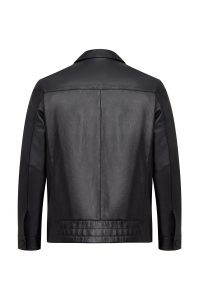 کت چرمی مردانه مشکی Axel دری مد