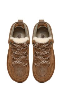 کتونی زنانه تدی جیر شتری خزدار بنددار لژدار دری مد