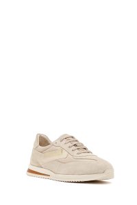 کتونی زنانه جیر بژ بنددار دری مد