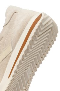 کتونی زنانه جیر بژ بنددار دری مد