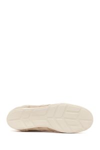 کتونی زنانه جیر بژ بنددار دری مد