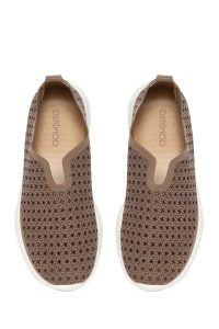 کفش زنانه جیر ویزون طرح‌دار راحتی دری مد