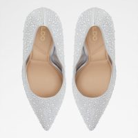 کفش زنانه پاشنه بلند نقره‌ای آلدو STESSY2.0 – ALDO