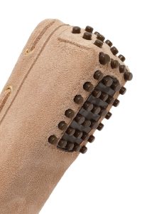 کفش لوفر زنانه جیر بژ منگوله‌دار دری مد