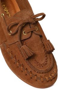 کفش لوفر زنانه جیر توبا منگوله‌دار دری مد