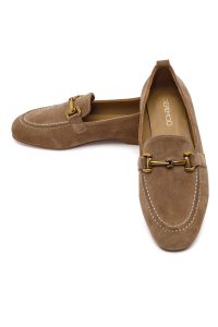 کفش لوفر زنانه جیر ویزون سگک‌دار دری مد