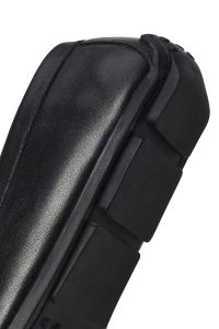 کفش لوفر زنانه چرم مشکی سگک‌دار دری مد