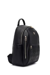 کوله پشتی مشکی چاپی دری مد