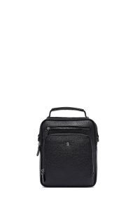 کیف دستی چرمی بند بلند مردانه مشکی دری مد