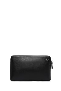 کیف دستی چرمی مردانه مشکی مینی دری مد