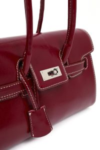 کیف زنانه زرشکی دری مد